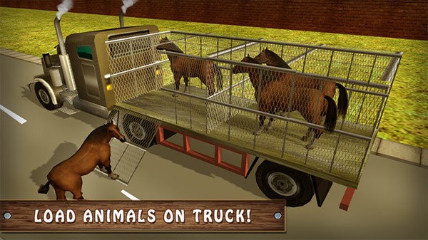 模拟野马动物园运输卡车