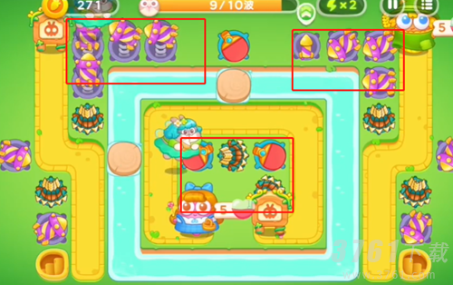 保卫萝卜4绿野奇缘48怎么通过 保卫萝卜4绿野奇缘第48关通关攻略