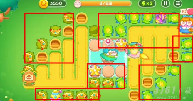 保卫萝卜4绿野奇缘第44关怎么过