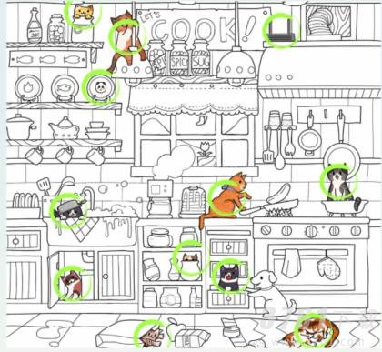 《文字来找茬》找出12只猫通关攻略