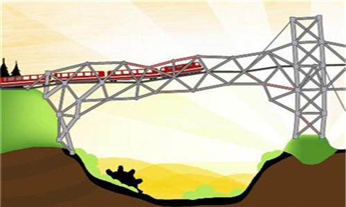 铁轨大桥建设