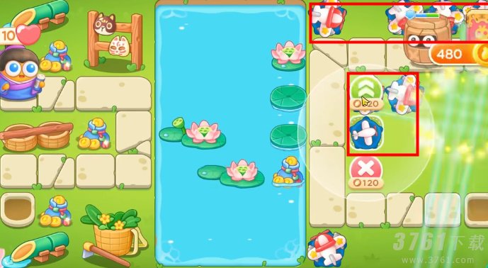 保卫萝卜4夏日垂钓3怎么通关 保卫萝卜4夏日垂钓第三关攻略