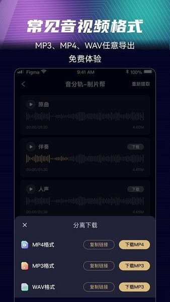 音分轨人声分离