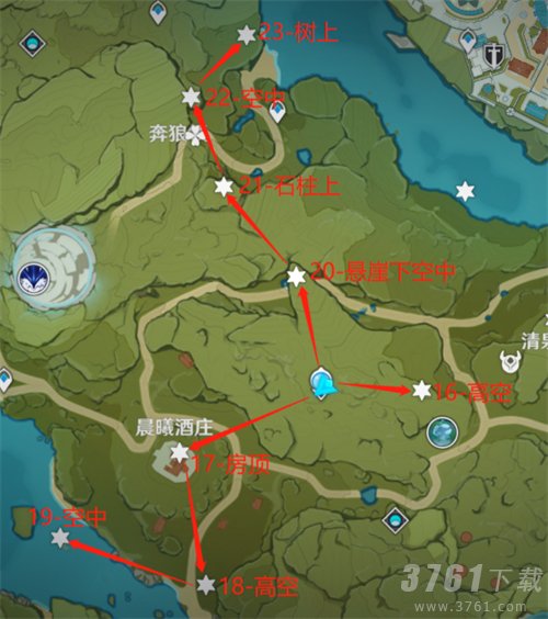 原神风神瞳位置在哪里 原神2023全风神瞳位置及获得方法