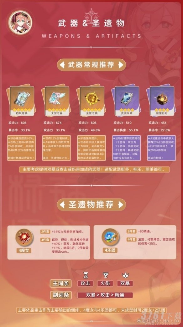 原神3.8烟绯角色怎么样 烟绯角色机制详情