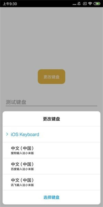 ios keyboard