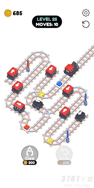 火车排序难题游戏