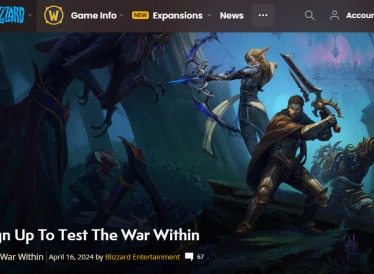 魔兽世界11.0“地心之战”内测开启 已开放测试资格申请