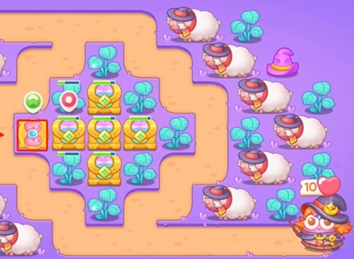 保卫萝卜4阿波与魔法宝藏最新关卡怎么过 阿波与魔法宝藏第65关通关攻略