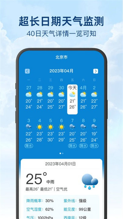 今日天气播报