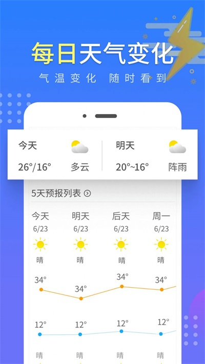 晴朗气象通app